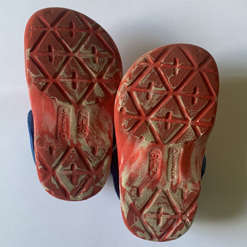 Air Walk Rubber Clogs Toddler Sz 6 1/2–7 Red White & Blue 4th of July Patriotic - Picture 6 of 9